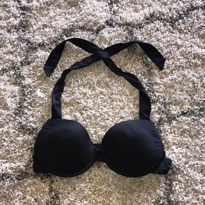 Padded Black Bikini Top